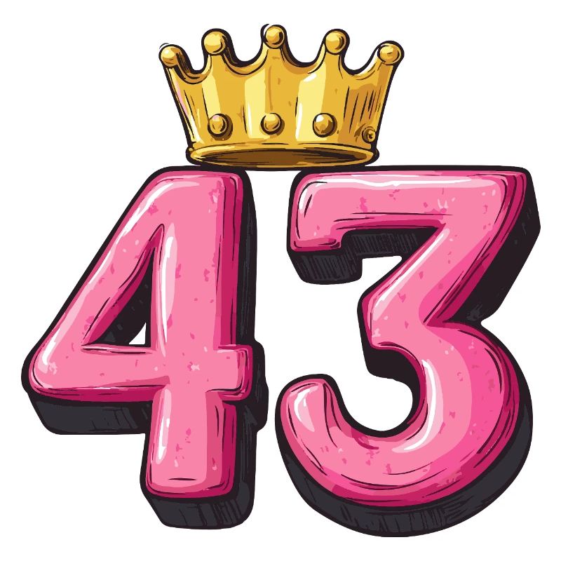 43 Zahl Krone