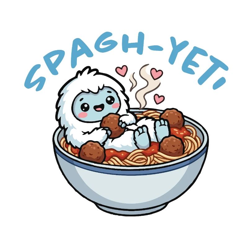 Spaghetti Yeti Kuschelfigur