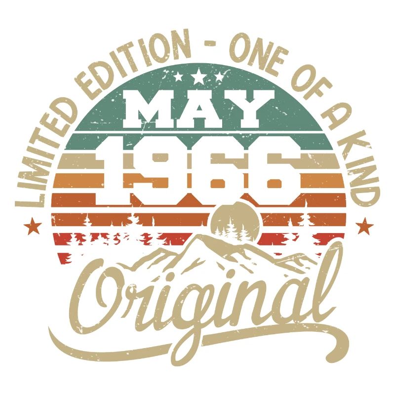 May 1966 Birthday May 1966 Gift 1966 May