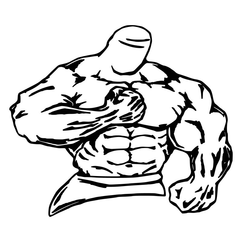 bodybuilder / fighter