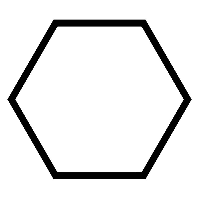 Hexagon Hexagone Sechseck Form - Custom it !