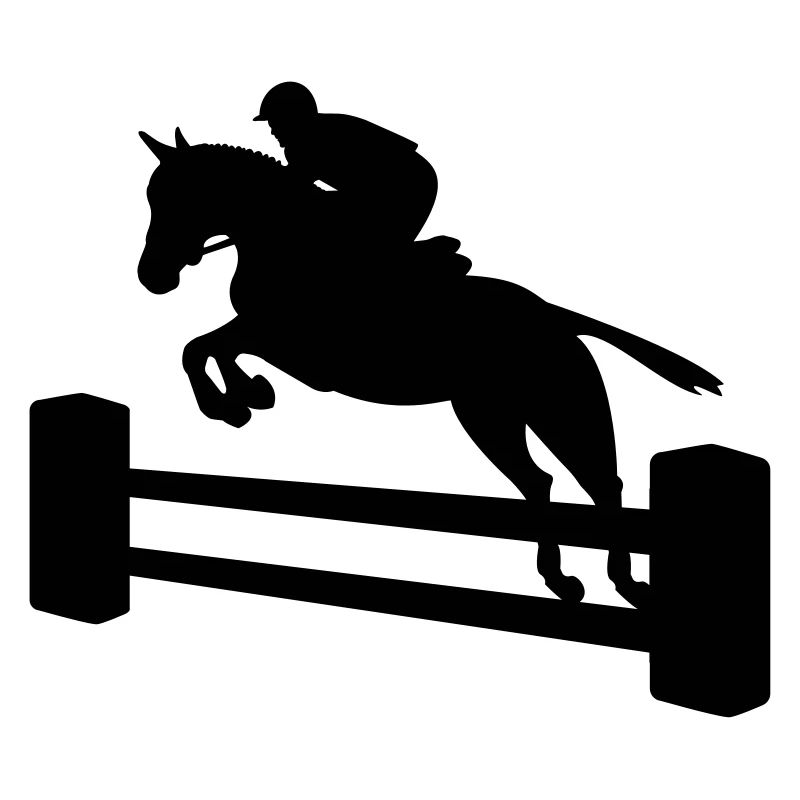 Springreiter einfarbig