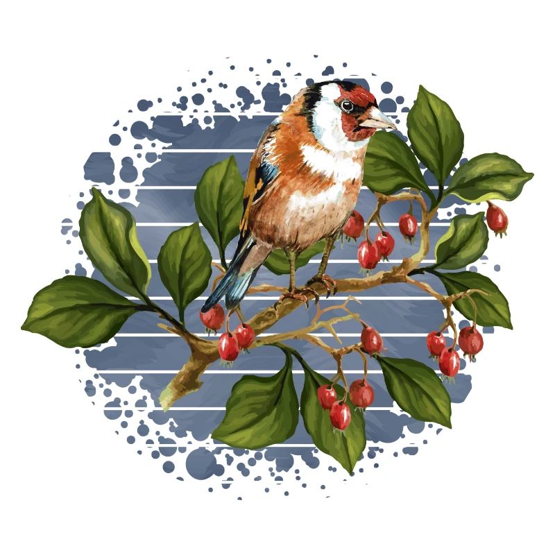 Bunter Vogel