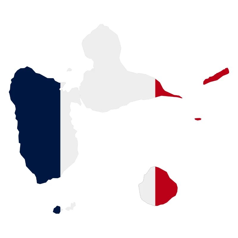 Stadtplan von Guadeloupe