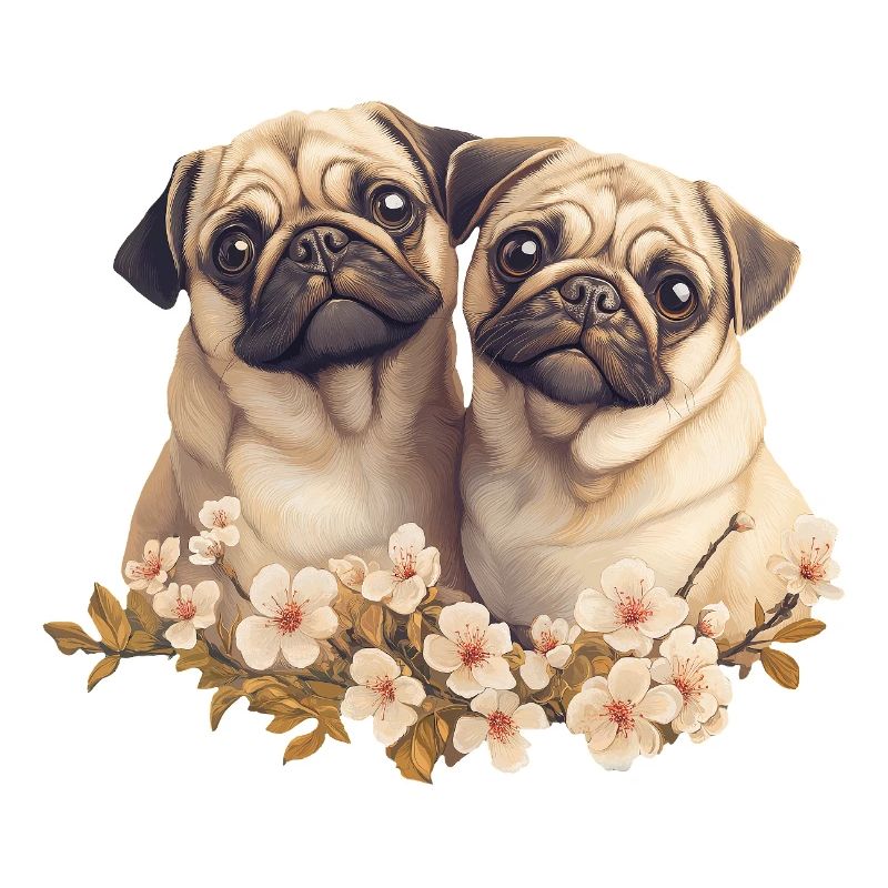 Mopspaar Mops