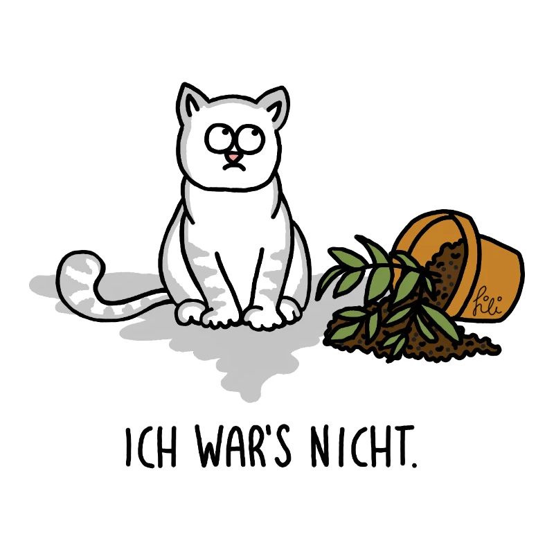 Ce n’était pas moi - chat effronté coupable