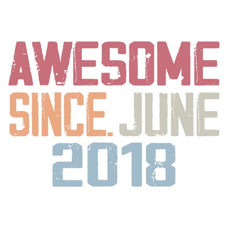 Juni 2018 Juni Retro Geburtstagsgeschenk Juni 2018