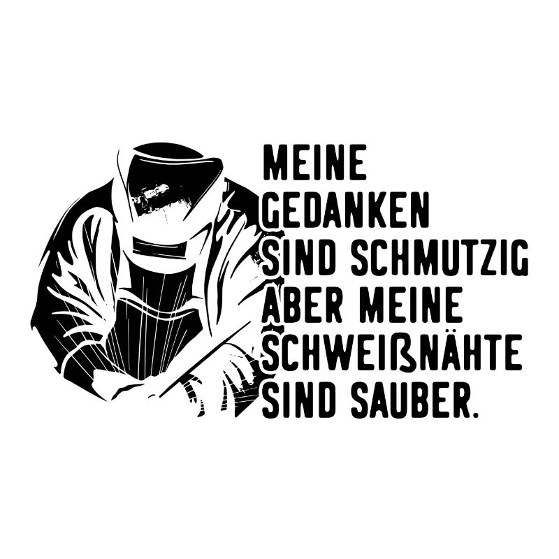 Schweißer Schweißen Schmutzig