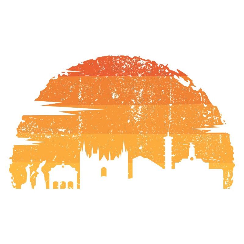 Sonnenuntergang Skyline Silhouette