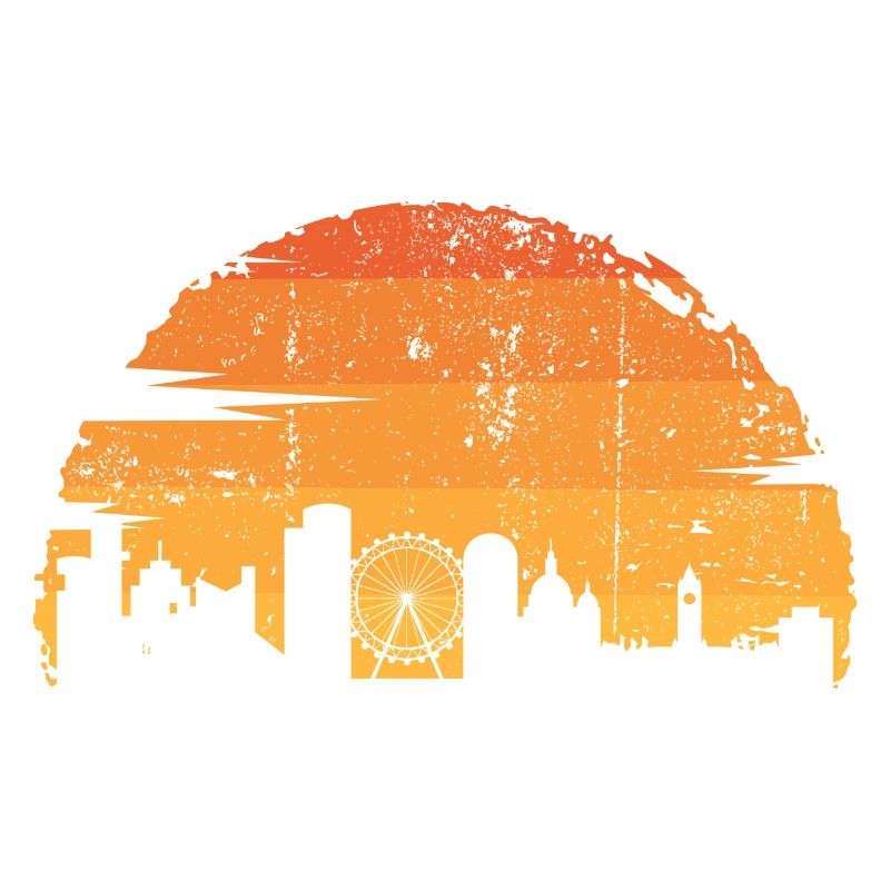 Sonnenuntergang Skyline Silhouette