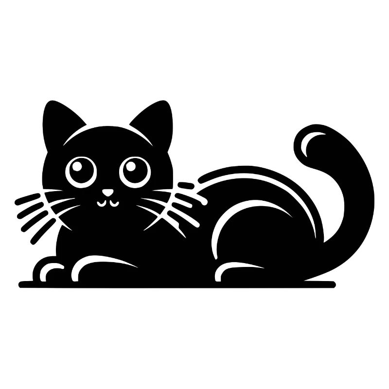 Niedliche Katze Zeichnung