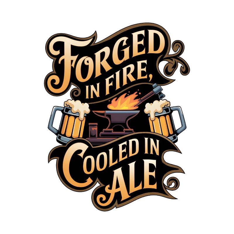 Forge Au Feu Refroidie À La Ale