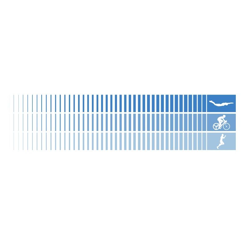 Dégradé azur code-barres oiseau