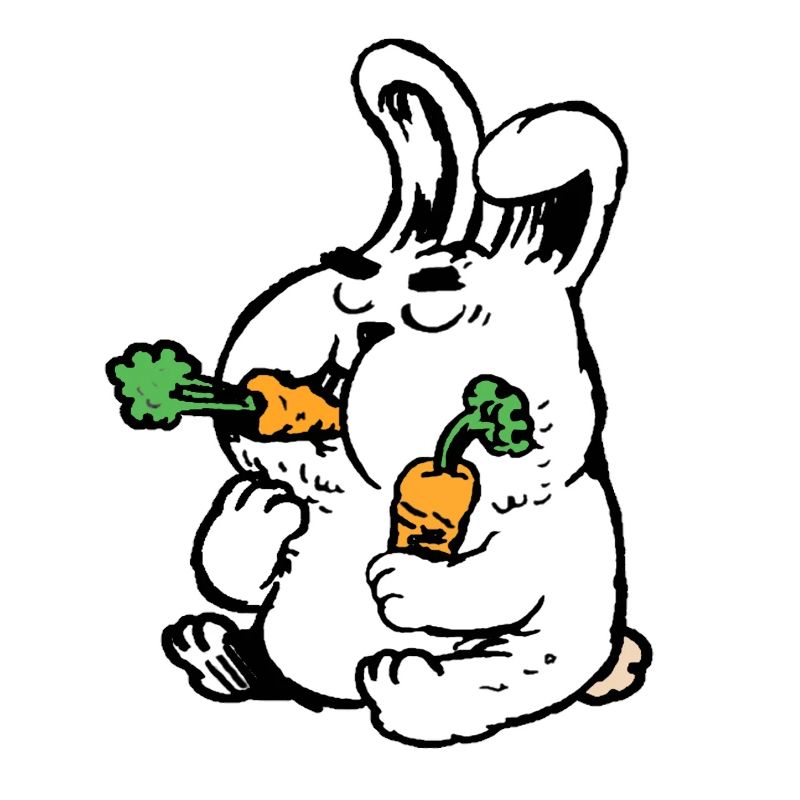 hase mit Karotten