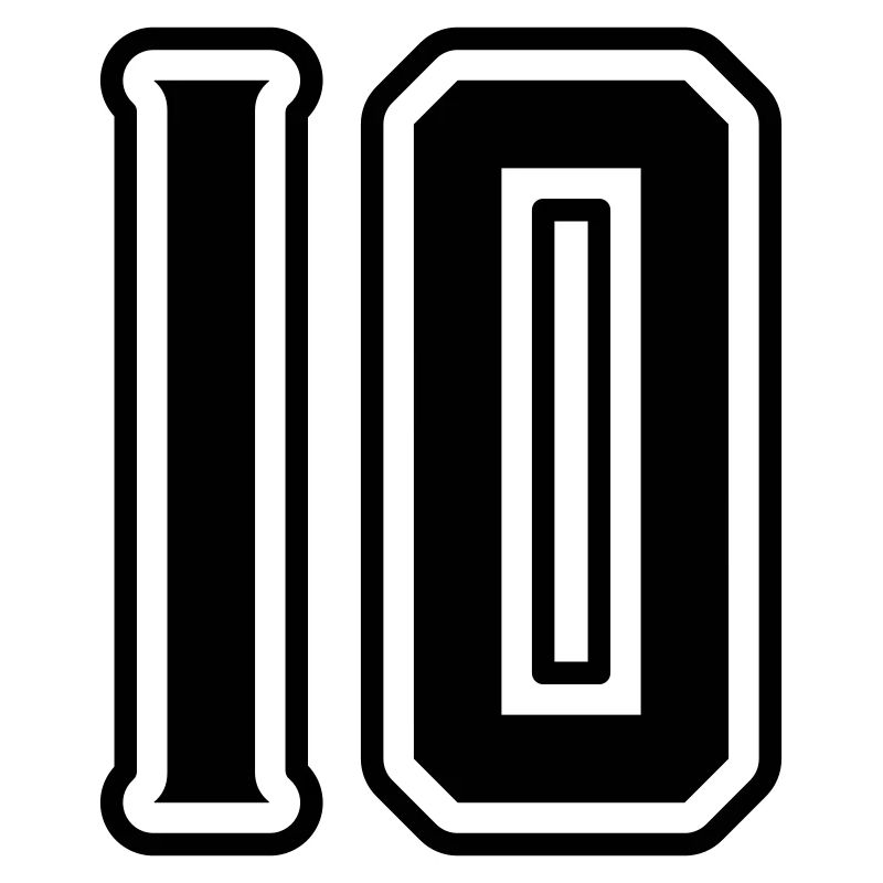 10 Zahl symbol