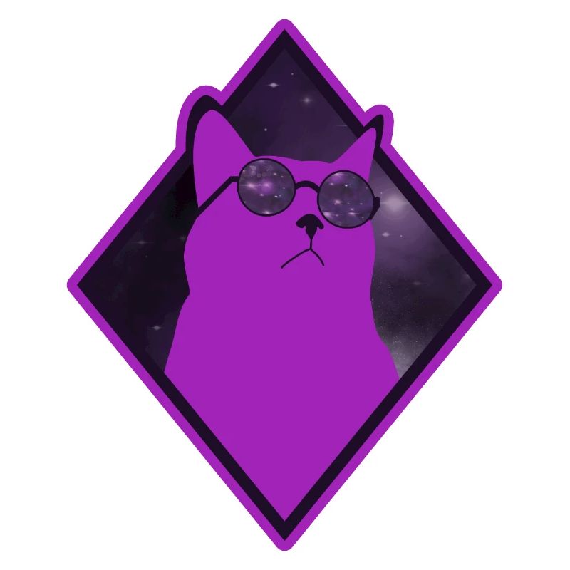 Katze Galaxy pink