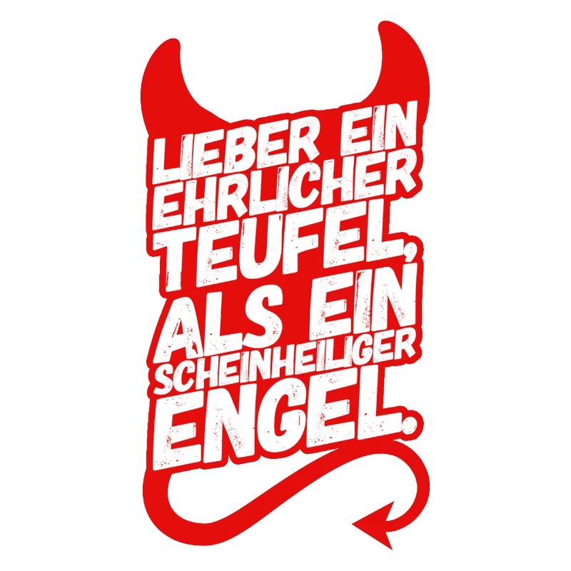 Teufel Engel Spruch