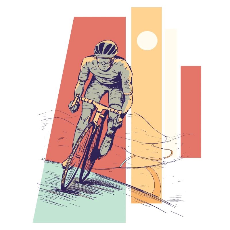 Rennrad Fahrer