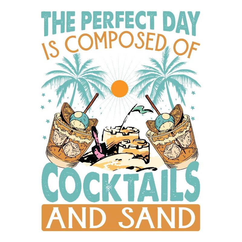 La journée parfaite est composée de cocktails et de sable