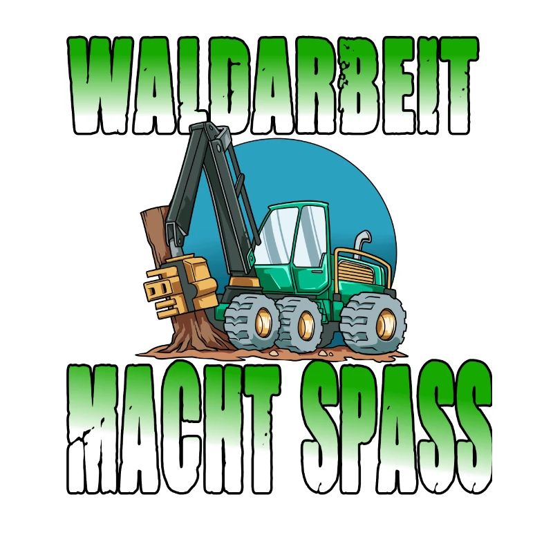 Waldarbeit macht Spass