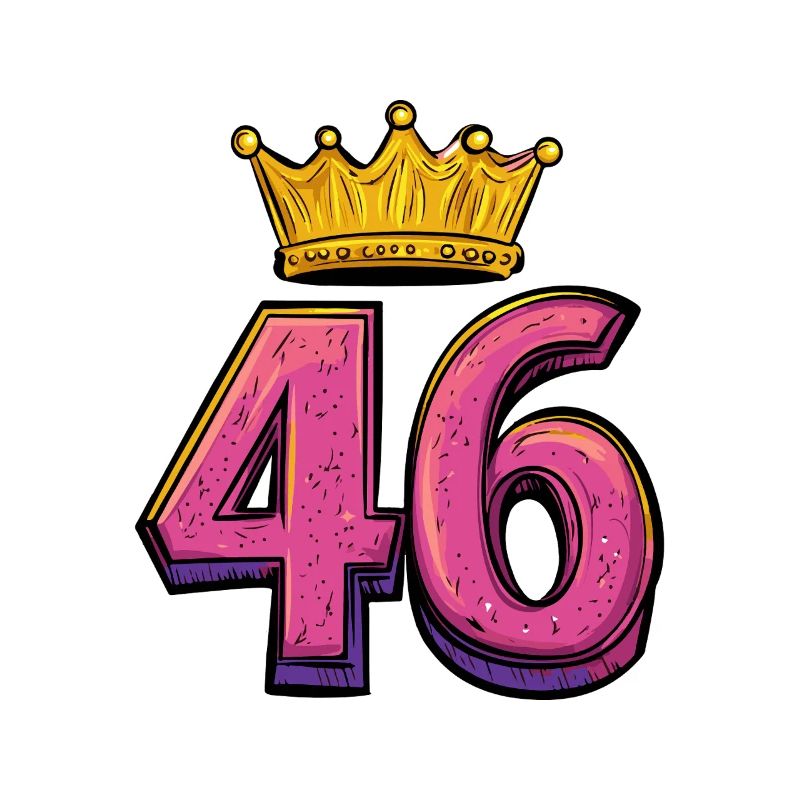 46 Zahl Krone