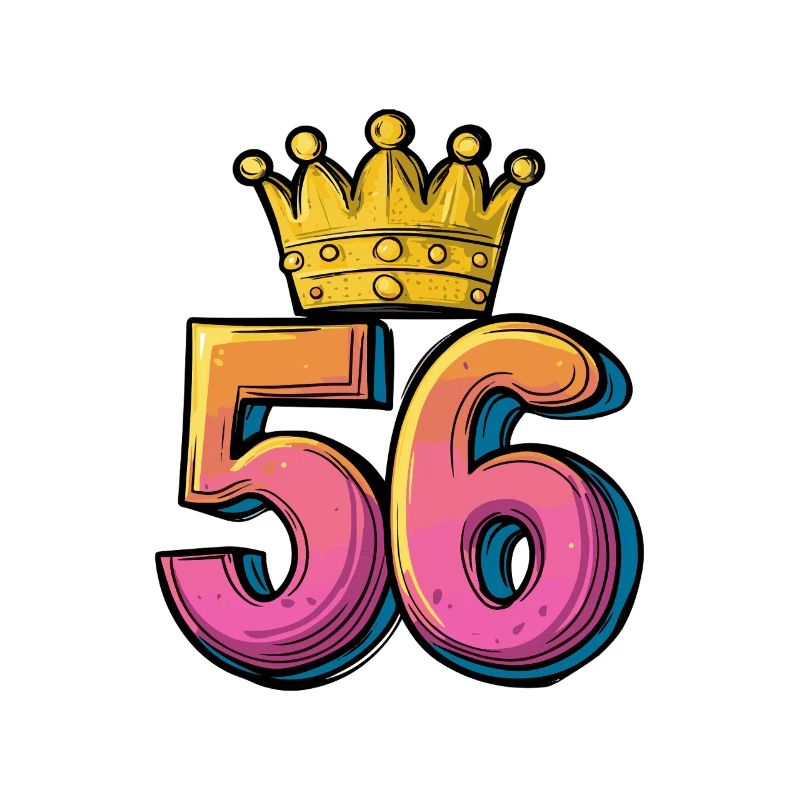 56 Zahl Krone