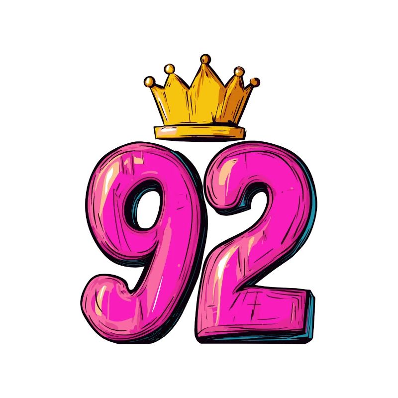 92 Zahl Krone