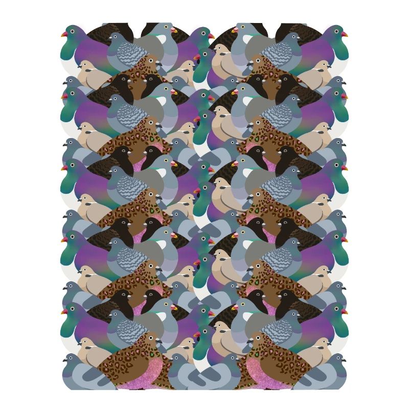 Psychedelic Pigeon Friends