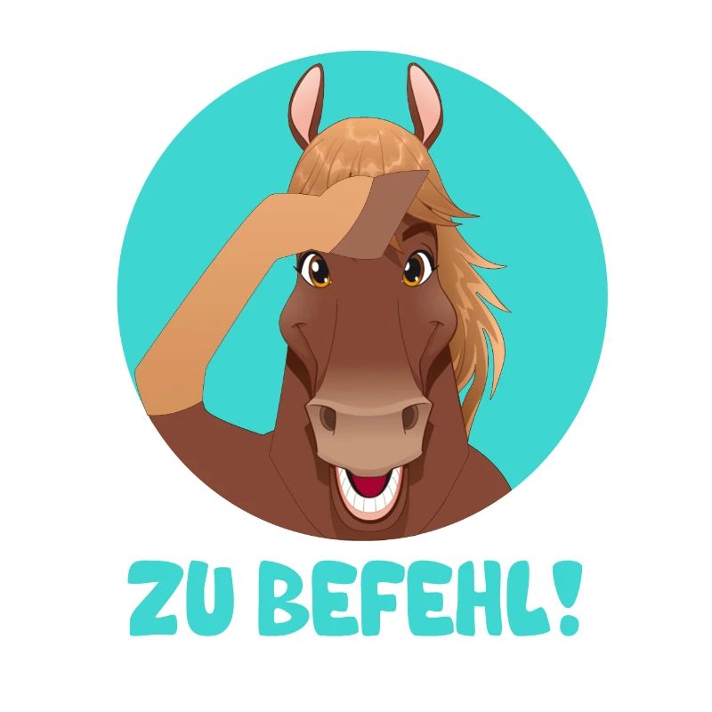 DAS SALUTIERENDE PFERD