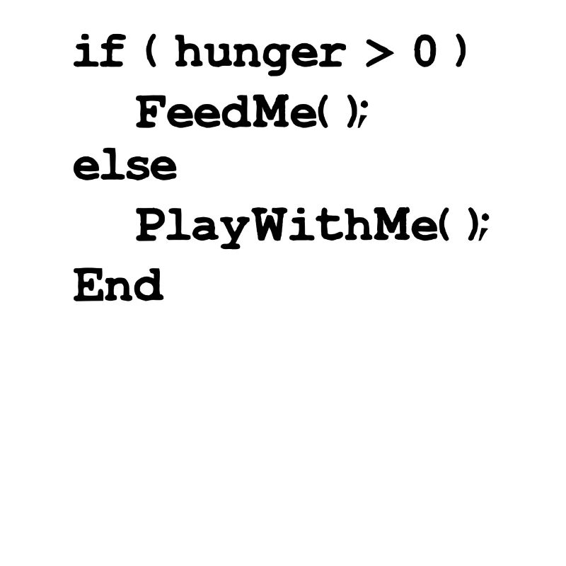 Feed Me Play With Me Javascript Baby Bodysuit