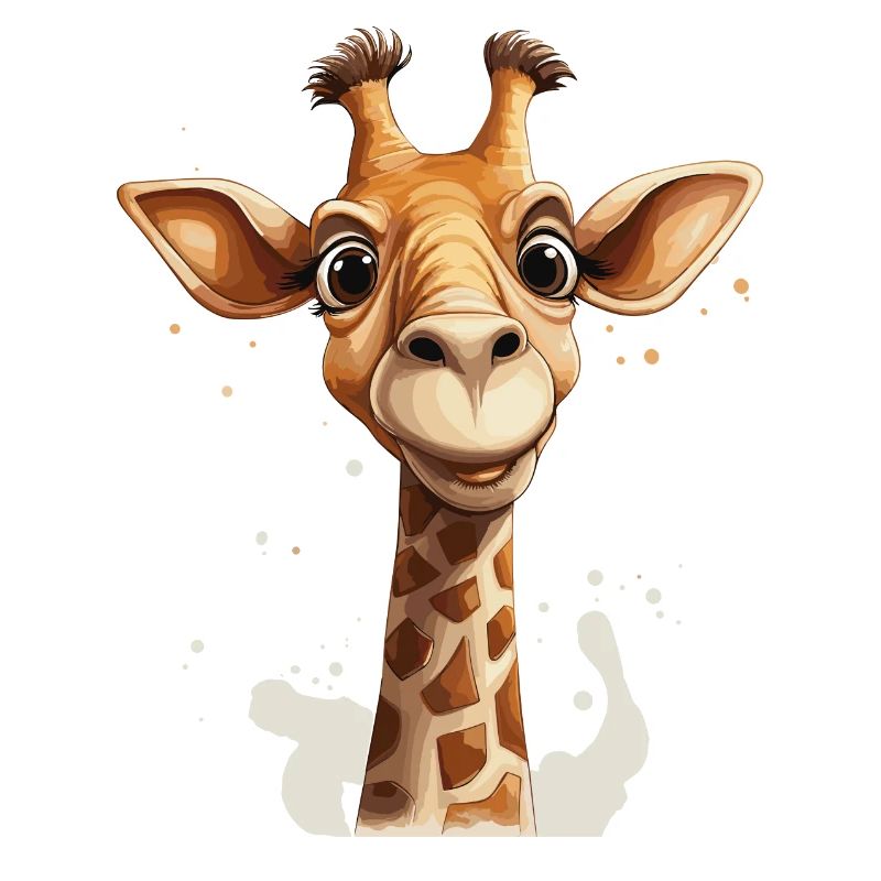 verrückte Giraffe