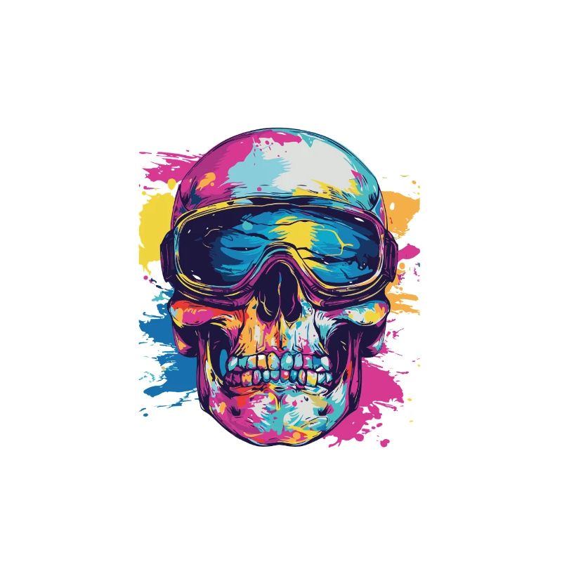 Ski Ski Goggles Skull