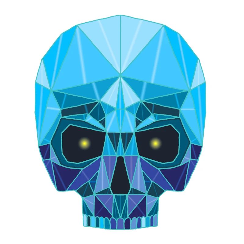 Sapphire skull
