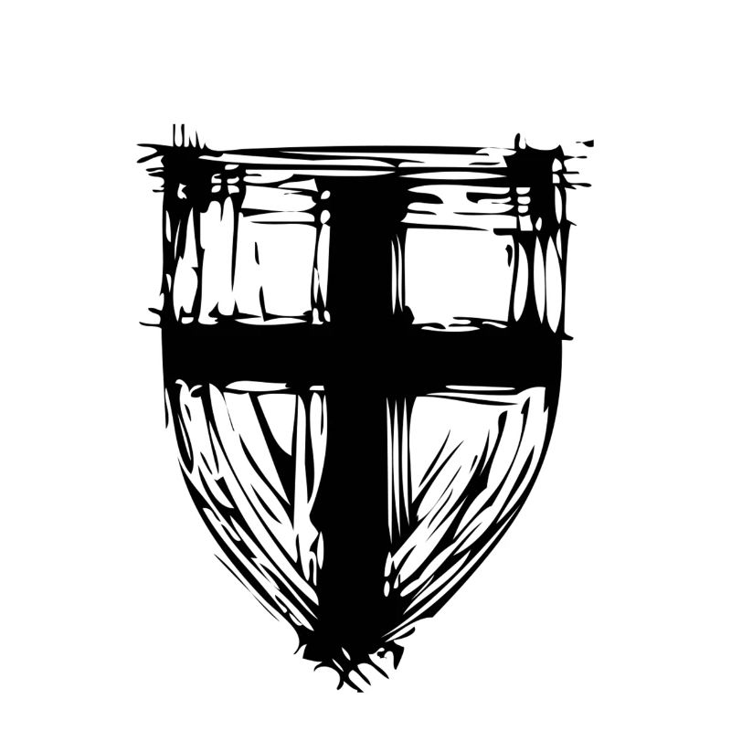 Schutzschild mit Kreuz