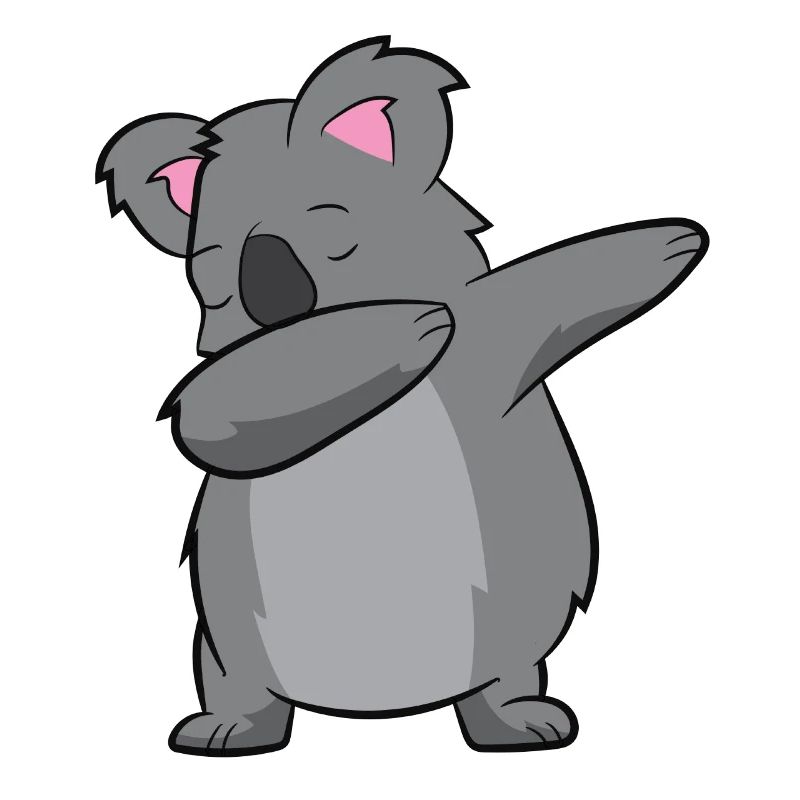 Funny Dabbing Koala