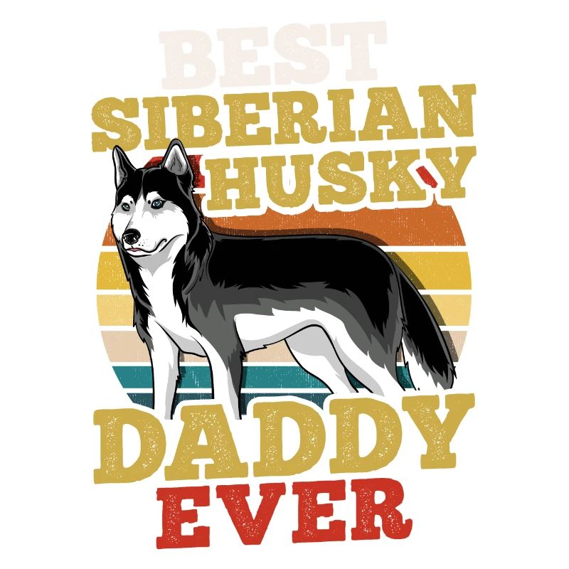 Siberian Husky Retro