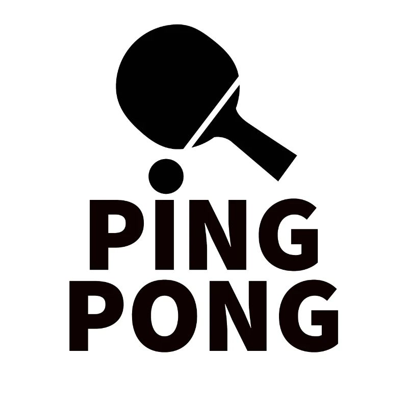 PING PONG Energetic Abstract Design