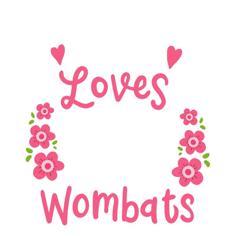 Wombat Wombat-Liebhaber Australier