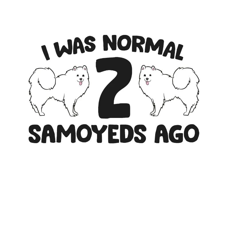 Ich war normal 2 Samojeden vor lustigen Samojeden