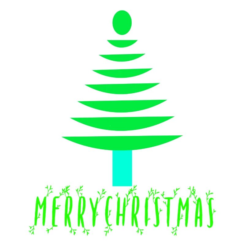 Neon-Kiefern-Weihnachtsbaum
