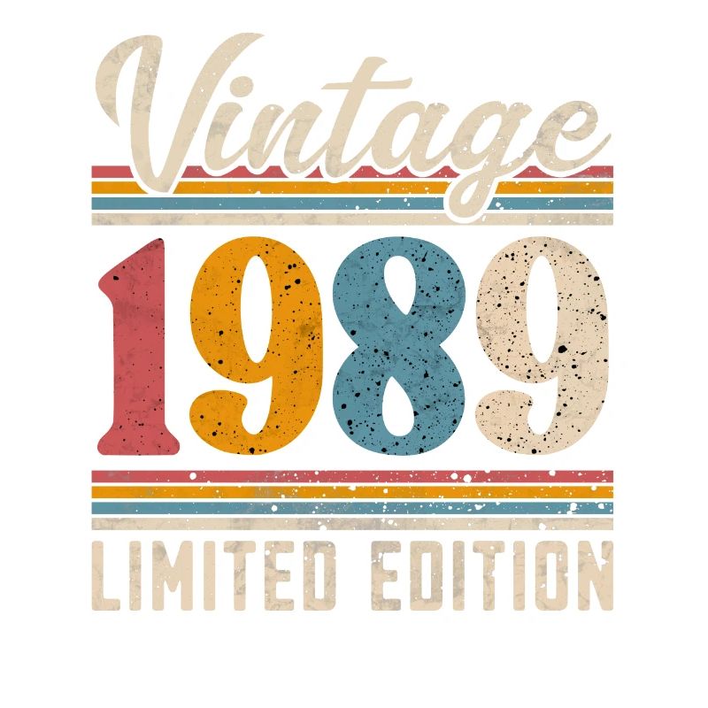 1989 Millésime Année de construction Anniversaire Vintage