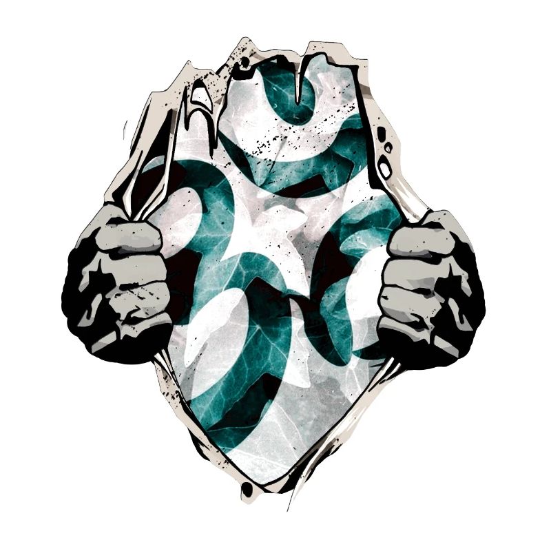 Om unterm Shirt