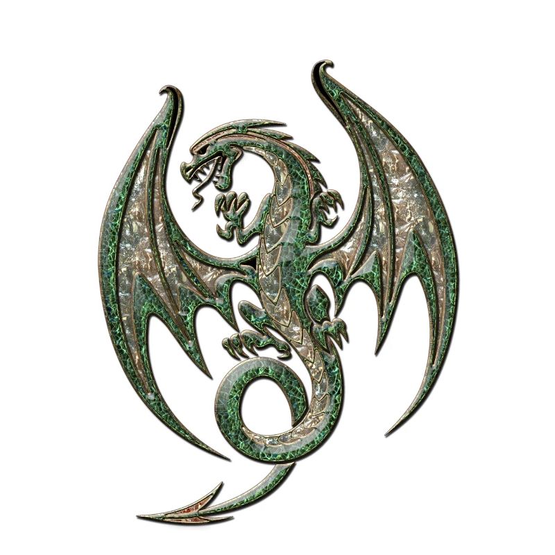 Wunderbarer eleganter Drache