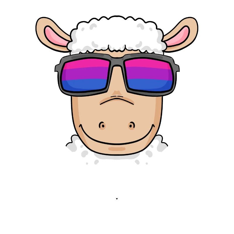 Bisexual sheep - sheep with glasses