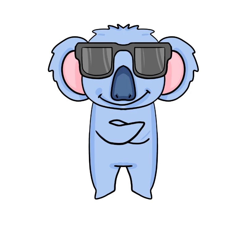 Koala mit Sonnenbrille