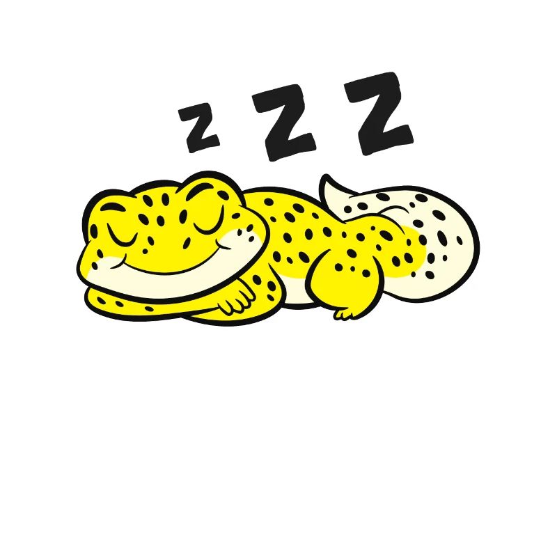 Leopardgecko Pyjama Reptil Eidechse Schlafender