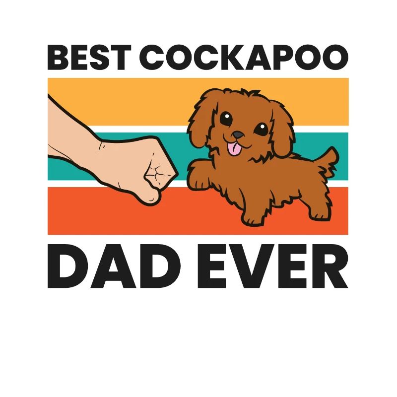 Best Cockapoo Dad Ever Funny Cockapoo Dog