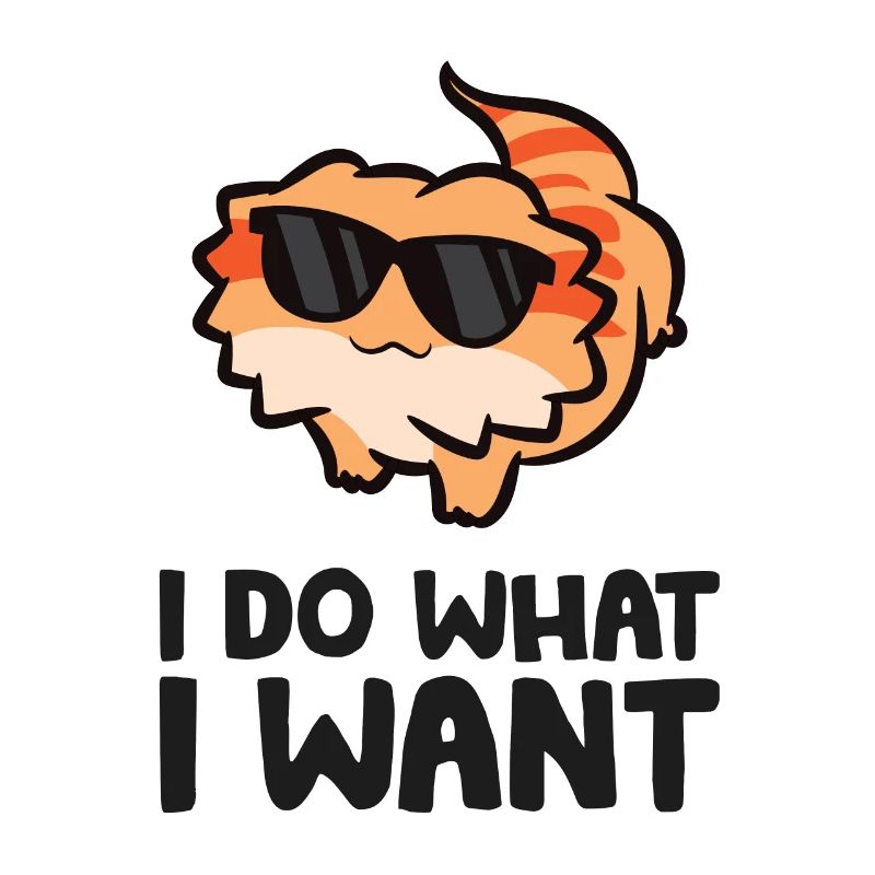 Ich mache was ich will Reptil Eidechse Bartagame