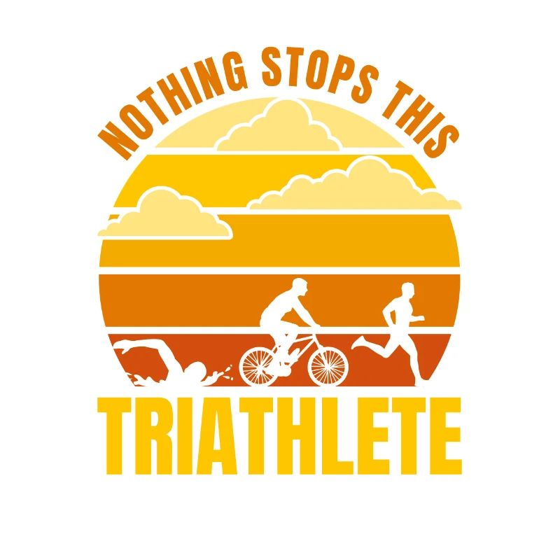 Motivierendes Triathlet Spruch