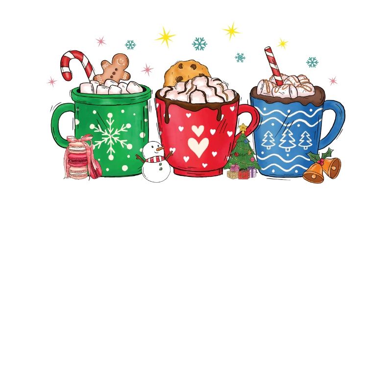 Weihnachten Heiße Schokolade Tasse